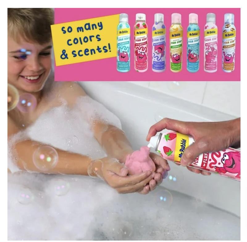 Mr. Bubble Foam Soap Twin Pack, Rotating Colors and Scents, 16 oz.