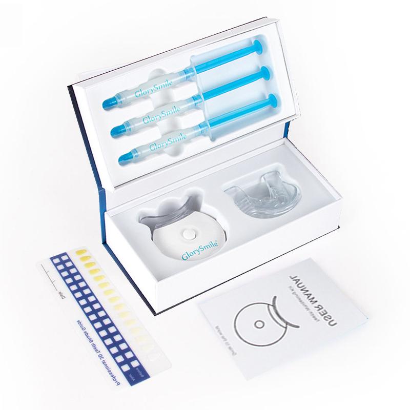 GlorySmile Teeth Whitening Kit,Teeth Whitening Light with 5 Carbamide Peroxide Teeth Whitening Gel for Sensitive Teeth, Non-Sensitive Fast Teeth Whitener, Enamel Safe and Gentle, Effective, Travel-Friendly, Easy to Use