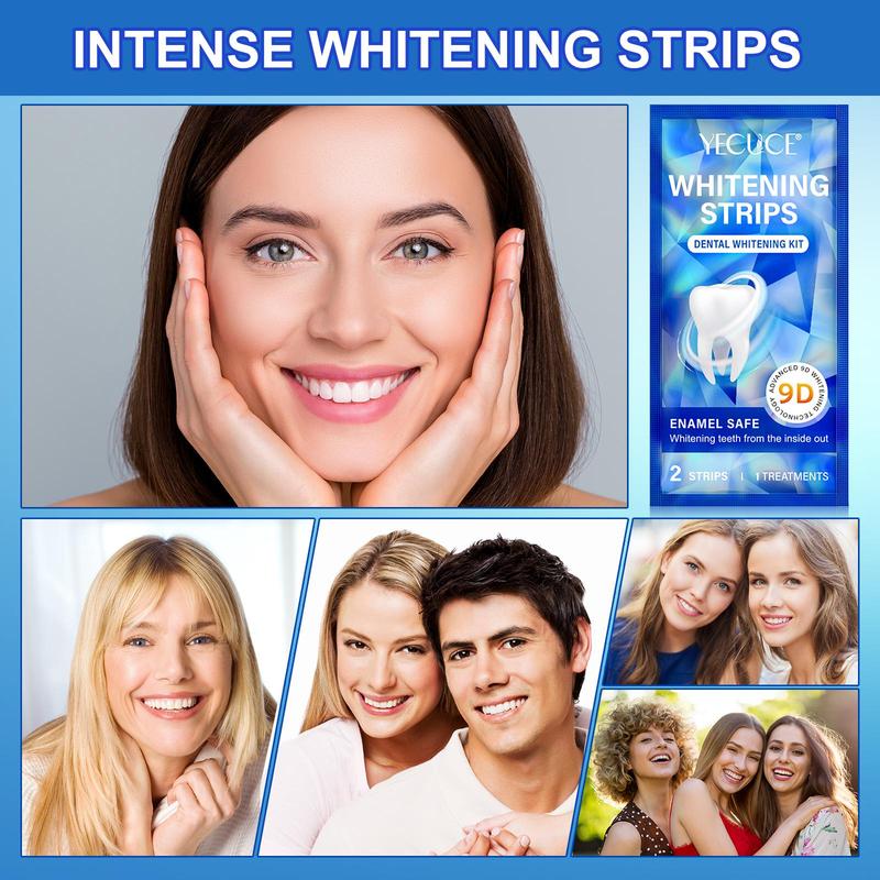 Teeth Brightening Strips, Teeth Polishing Strips, Oral Care Strips for Men & Women, Daily and Travel Oral Care Products, Christmas Gift