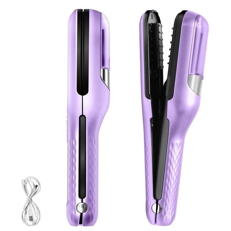 Automatic Electric Hair Clipper, MMulti-functional Type C Rechargeable HairSplit End Clippers, Professional 2 In 1Hair Edge Control Trimmer, PortableWireless Hair Trimmer for HomeSalon, Hair Products Haircut Smooth