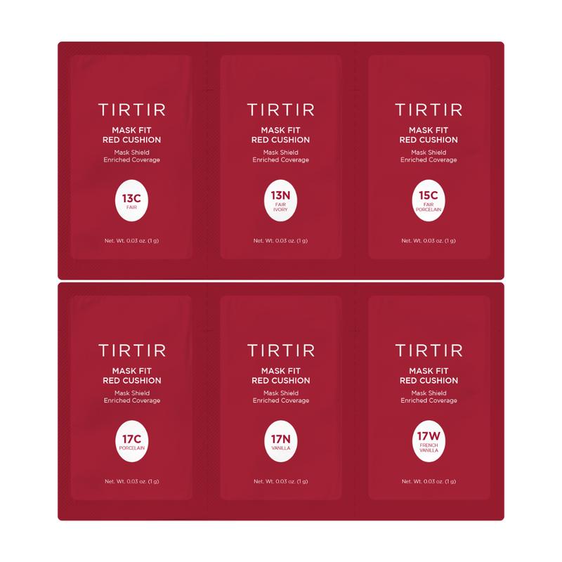 [TIRTIR Official Shop] Sachet - Mask Fit Red Cushion *Trial Kits* Concealer Foundation