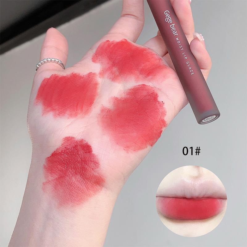 Matte Lip Gloss, Summer Easy Coloring Lip Sticks, Moisturizing Matte Lipstick, Suitable for All Occasions Lip Makeup, Girls and Women Makeup Accessories