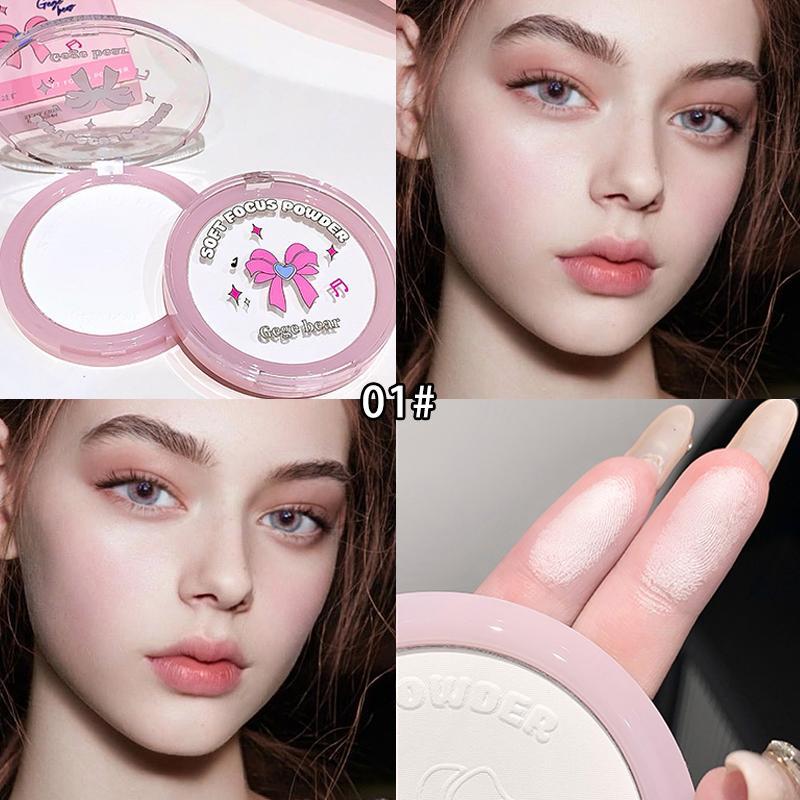 Waterproof Pressed Powder, 3 Counts set Oil Control Matte Powder, Smooths Skin & Completes Makeup, Suitable for Women & Girls