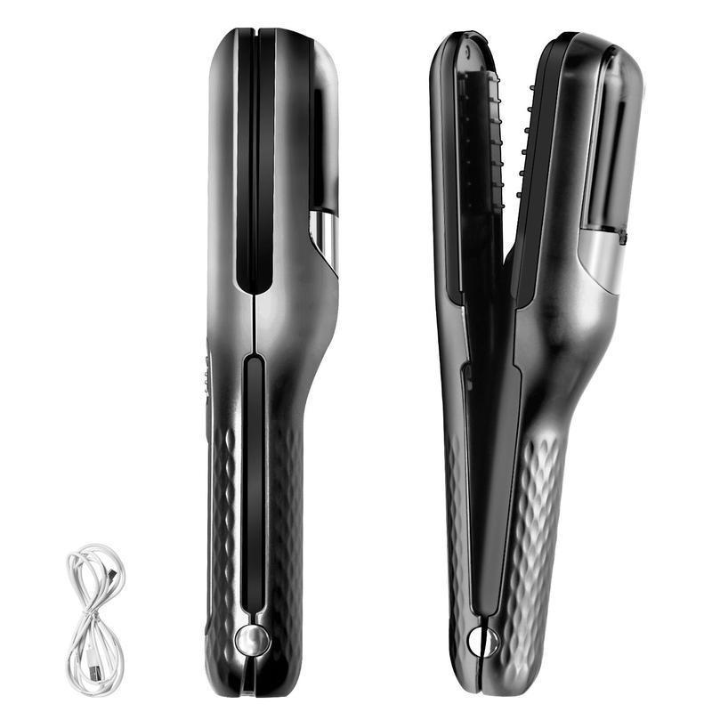 Automatic Electric Hair Clipper, MMulti-functional Type C Rechargeable HairSplit End Clippers, Professional 2 In 1Hair Edge Control Trimmer, PortableWireless Hair Trimmer for HomeSalon, Hair Products Haircut Smooth