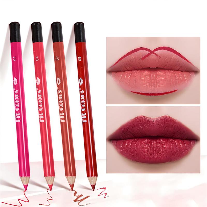 Waterproof Matte Lip Liner Set, 12pcs set Long Lasting Lip Liner Pencil, Easy Coloring Lipstick Pen, Suitable for All Occasions Lip Makeup