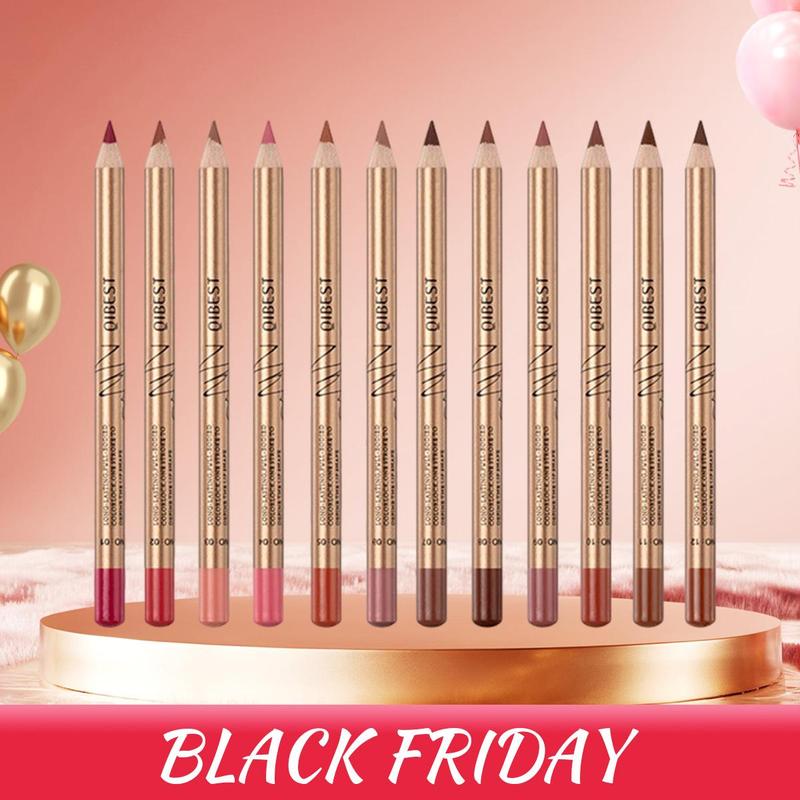 Long Lasting Lip Liner, Summer Matte Lip Liner, Smudge Proof Lip Liner Pencil, Suitable for All Occasions, Girls and Women Makeup Accessories, Daily Cosmetic Products, Makeup Products, Fall Gift, Girly Room Accessories Makeup, Guyliner, Christmas Gift