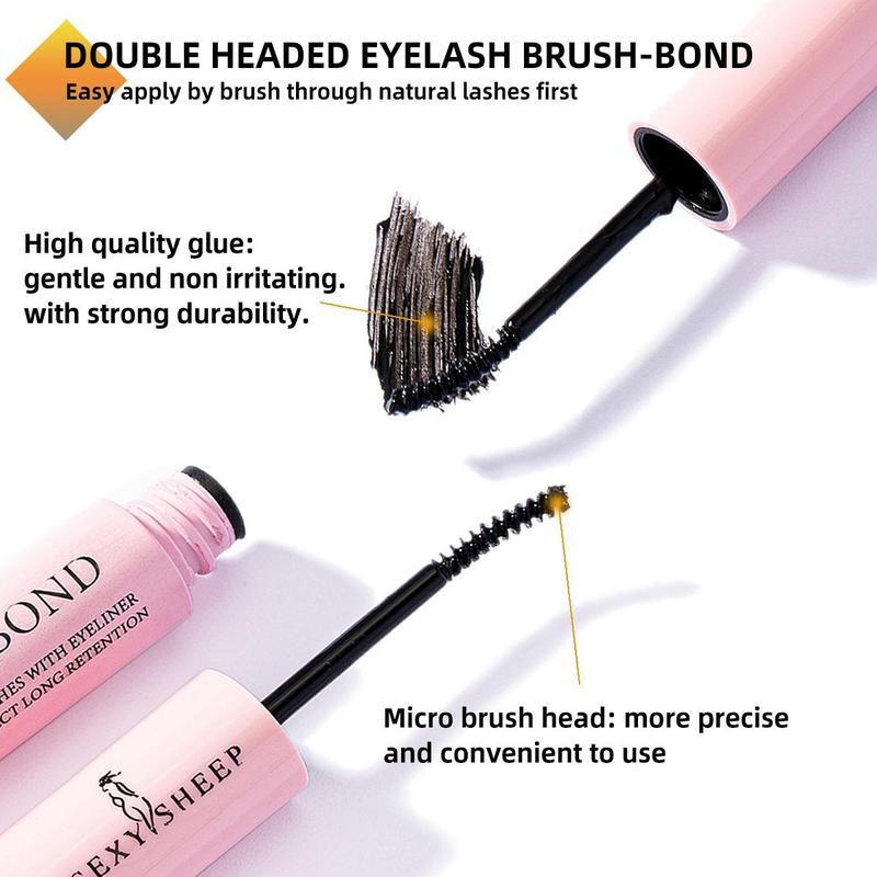 Mixed Styles Individual Eyelash Clusters False Eyelashes, 1 Set Including 400pcs box Natural Curl Eyelashes & Glue & Remover & Tweezers, Eye Makeup Enhancement False Eyelashes for Women & Girls, Fall Gift, Christmas Gift