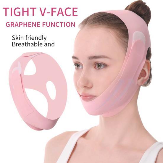 V Line Lifting Mask with Chin Strap for DoubleChin, Face Skincare Lifting Belt for Women,Beauty & Personal Care Product, Skincare ToolsFall Gift