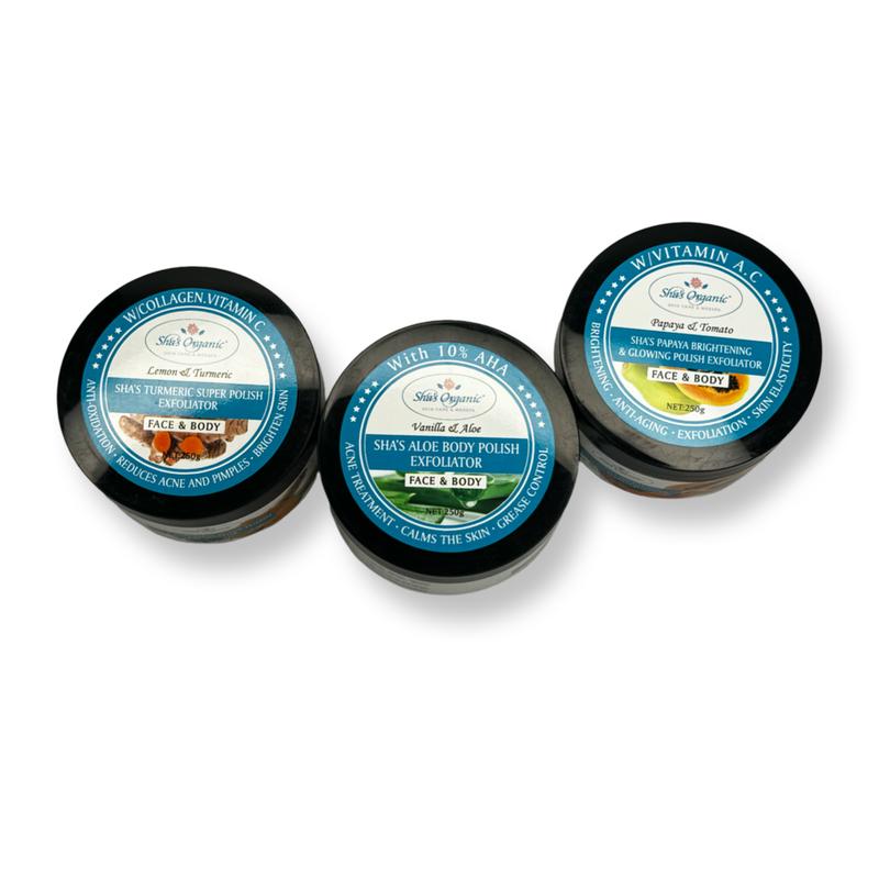 Exclusive Brightening Body Polish Scrub Bundle Set