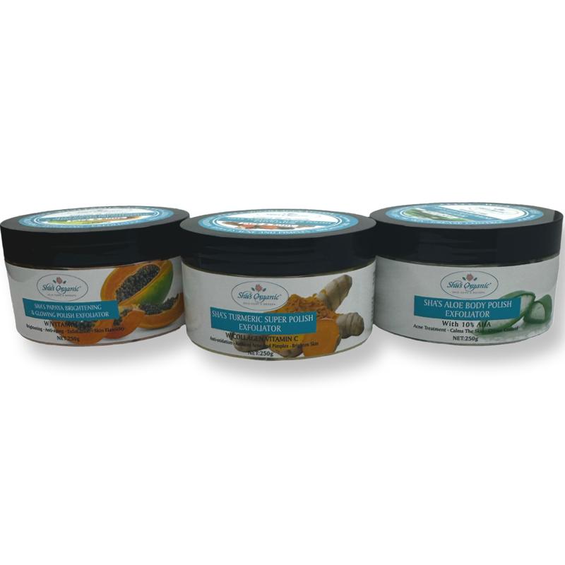 Exclusive Brightening Body Polish Scrub Bundle Set