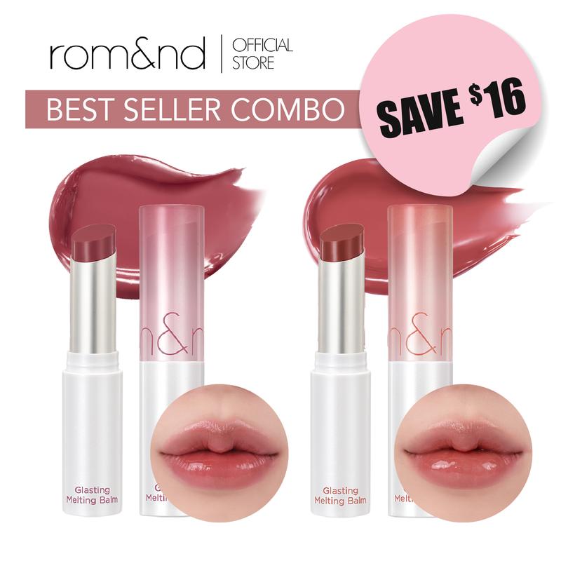 [rom&nd Official Shop] rom&nd Top Seller Combo Glasting Melting Balm Moisturizing Oil