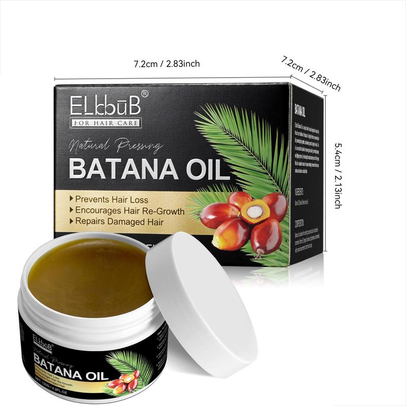 Batana Oil, Nourishing Hair Oil for Dry & Damaged Hair, Soothing Scalp Oil, Moisturizing Hair Care Product for Men & Women