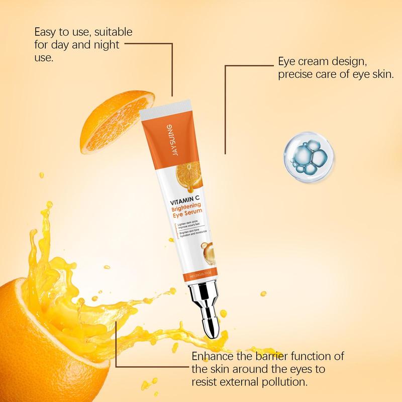 Vitamin C Moisturizing Eye Cream, Brightening & Firming Eye Cream, Eye Care Moisturizer for Women & Men, Daily Skincare Product for Eye Care