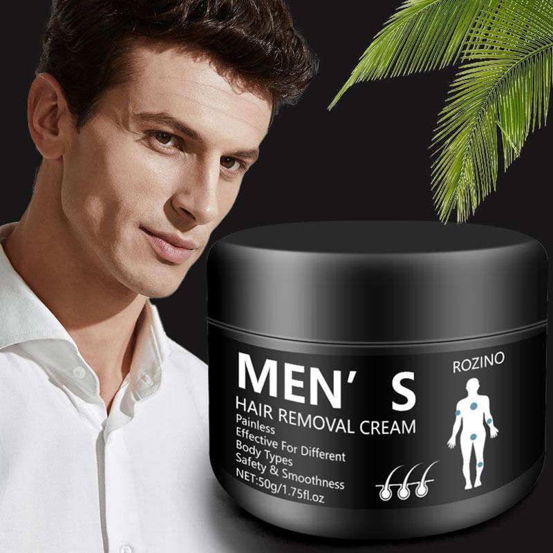 Gentle & Non-irritating Men's Hair Removal Cream, Comfort Facial & Body Hair Removal Cream, Hair Remover, Hair Removal Supplies