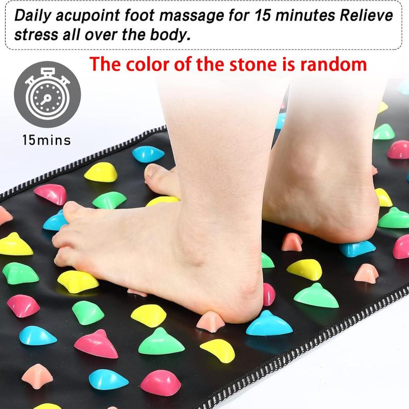 Foot Massage Mat, 1 Count Reflexology Foot Massage Pad, Non-slip Foot Massager, Bathroom Mat, Yoga Mat, Manual Massage Tools for Women and Men