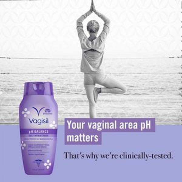 Vagisil PH Balance Daily Intimate Vaginal Feminine Wash, 12 oz, 3 Pack