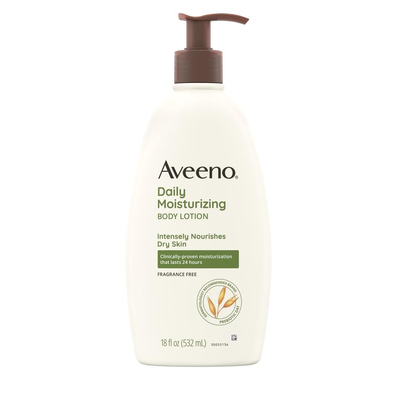 Aveeno Daily Moisturizing Lotion with Nourishing Oat for Dry Skin, 18 fl. oz Body Care Moisture