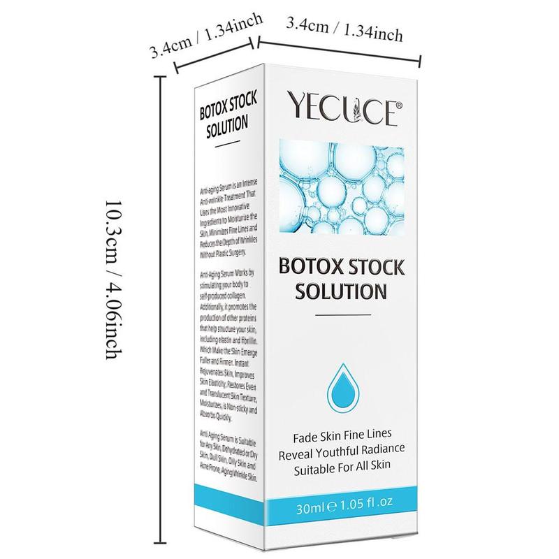 BOTOX Stock Solution Moisturizing Facial Skincare Serum, Brightening & Firming Facial Essence, Beauty & Personal Care Product, Christmas Gift