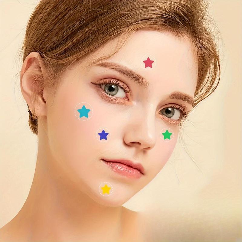 Star Shaped Acne Patches, 504pcs set Invisible Acne Cover Patches, Hydrocolloid Acne Patches, Facial Skin Care Products for Women & Men