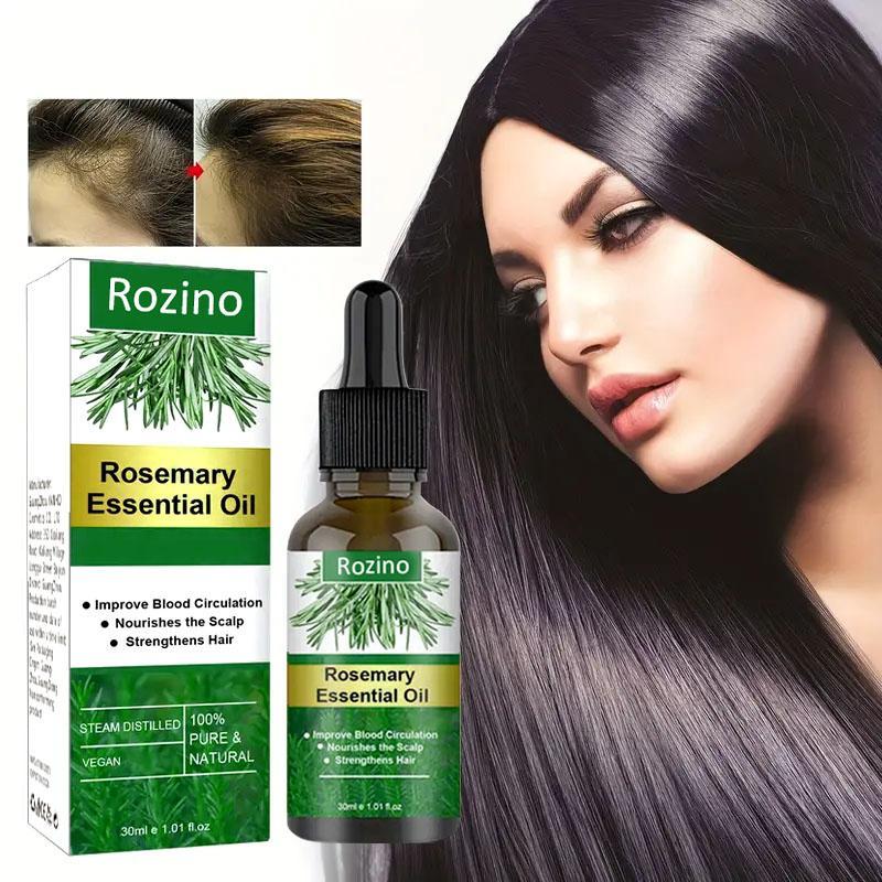 Rosemary Hair Essential Oil, Nourishes the Scalp & Strengthens Hair, Hair Treatment Suitable for All Hair Types, Hair Oil Hair Mask Hair Care Hair Products Rosemary Oil Serum