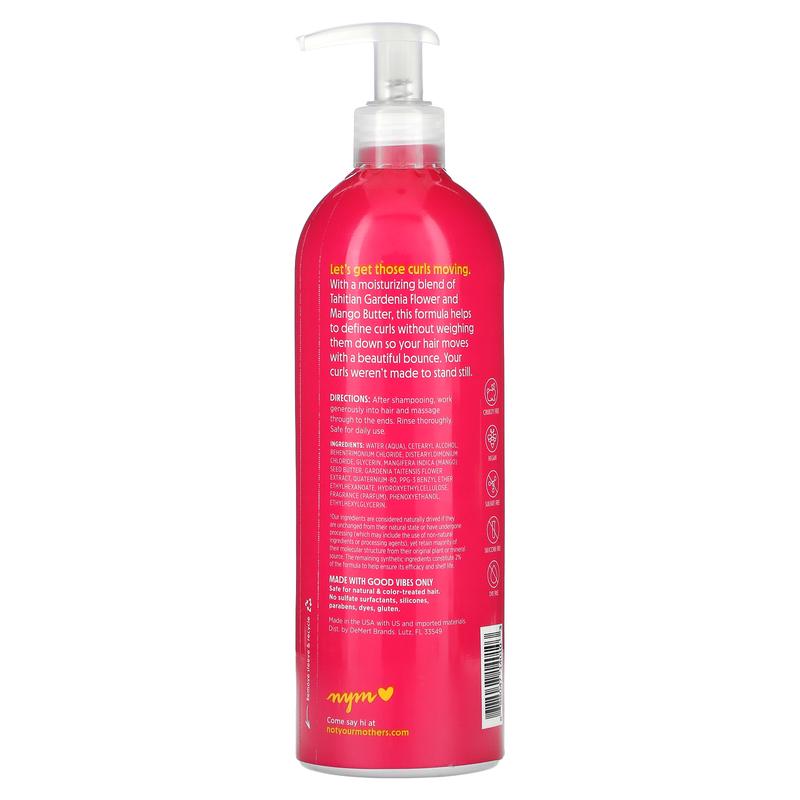 Not Your Mother's Curl Definition Conditioner, Tahitian Gardenia Flower & Mango Butter, 15.2 fl oz (450 ml)