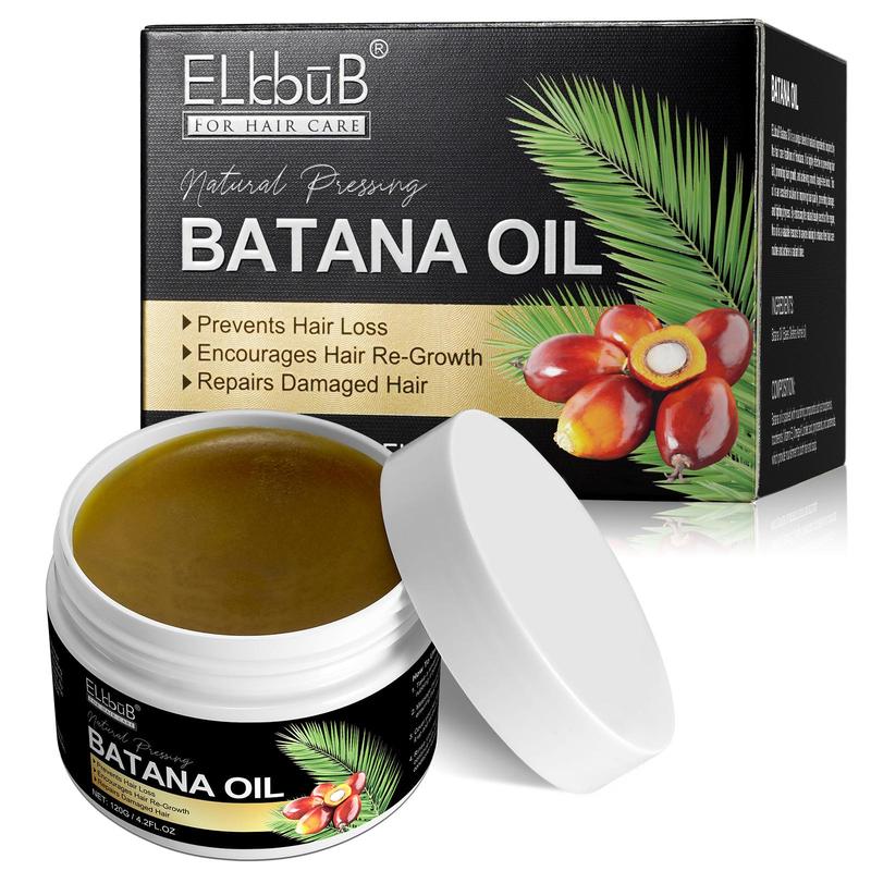 Batana Oil, Nourishing Hair Oil for Dry & Damaged Hair, Soothing Scalp Oil, Moisturizing Hair Care Product for Men & Women