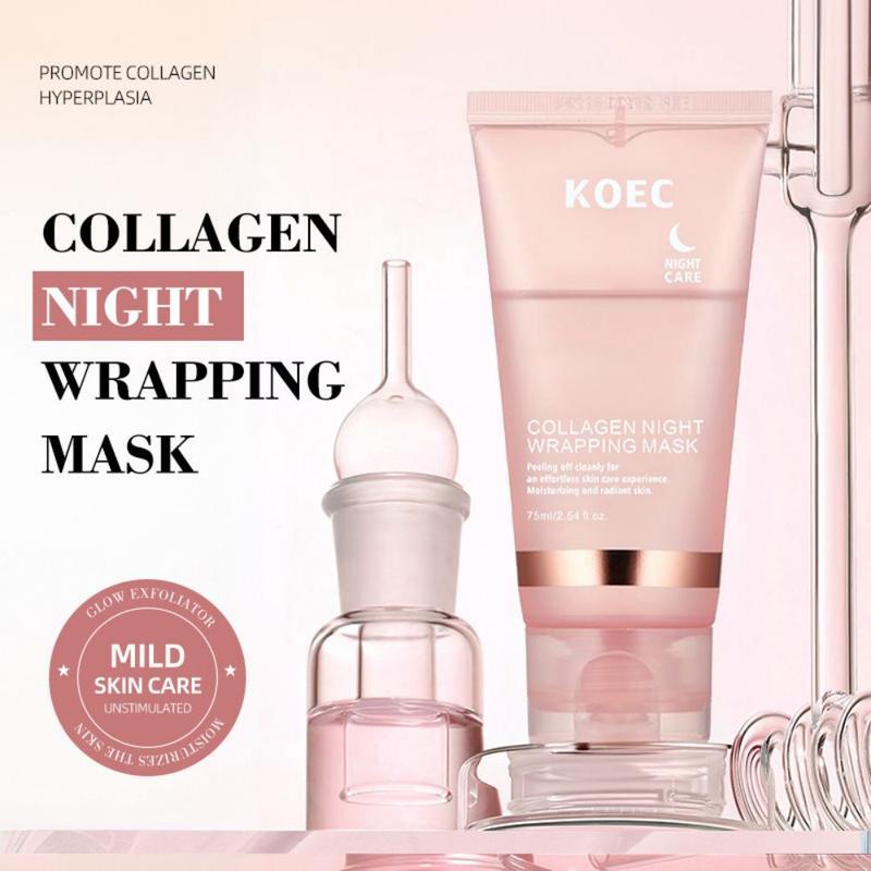 KOEC Collagen Night Wrapping Mask: SLEEP,SHED, AND GLOW!