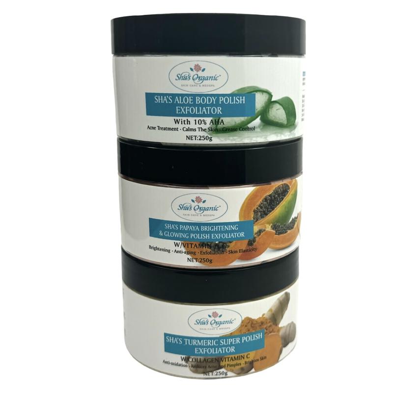 Exclusive Brightening Body Polish Scrub Bundle Set