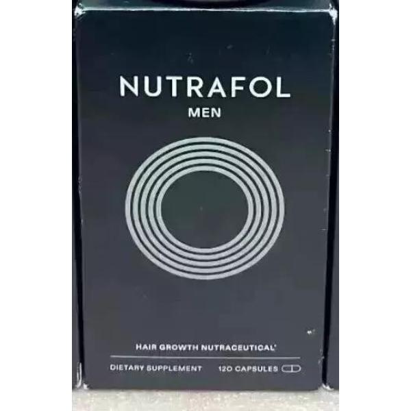 Nutrafol Men's Hair Growth Supplements, Clinically Tested for Visibly Thicker Hair and Scalp Coverage, Dermatologist Recommended - 1 Month Supply