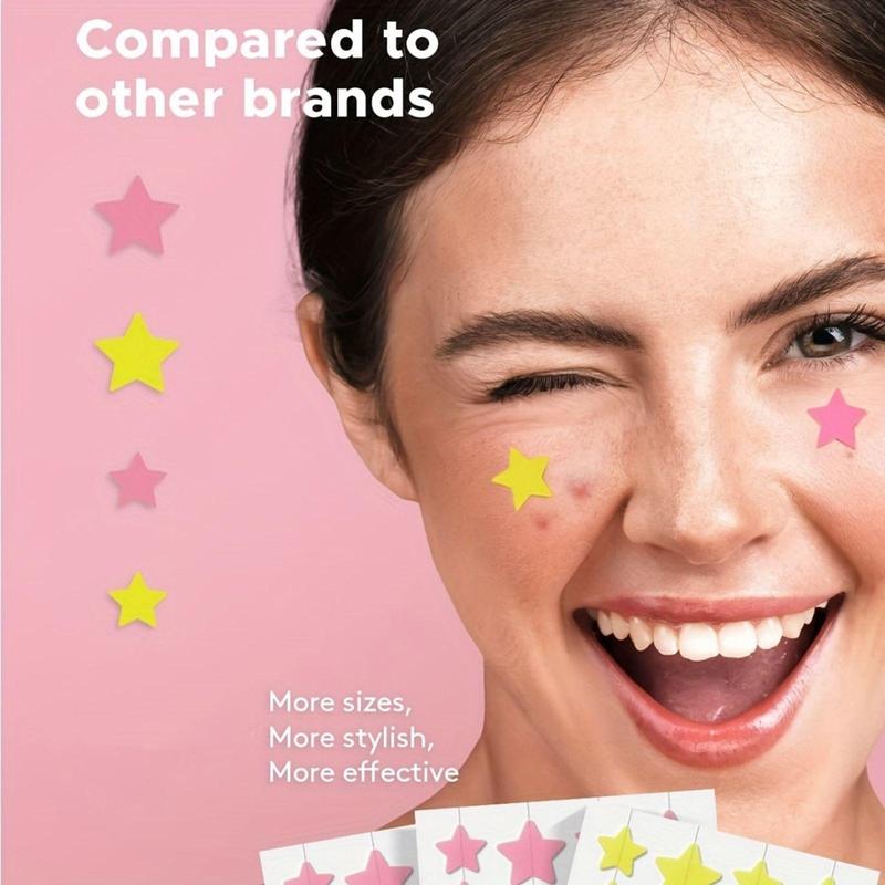 Star Shaped Acne Patches, 280pcs box Multicolor Hydrocolloid Acne Cover Patches, Facial Skin Care Products for Women & Men