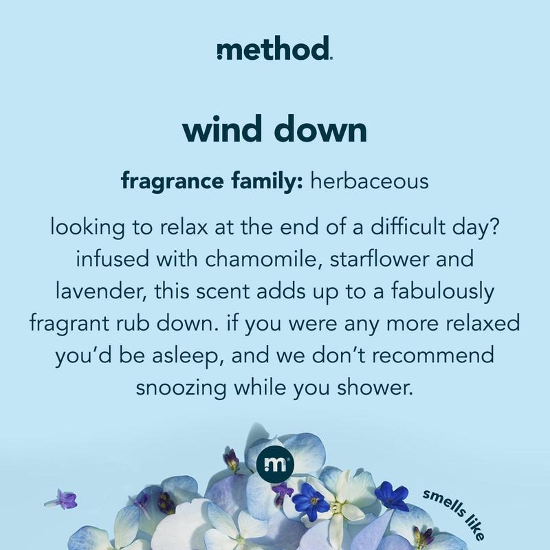 Method Body Wash, Wind Down 18oz