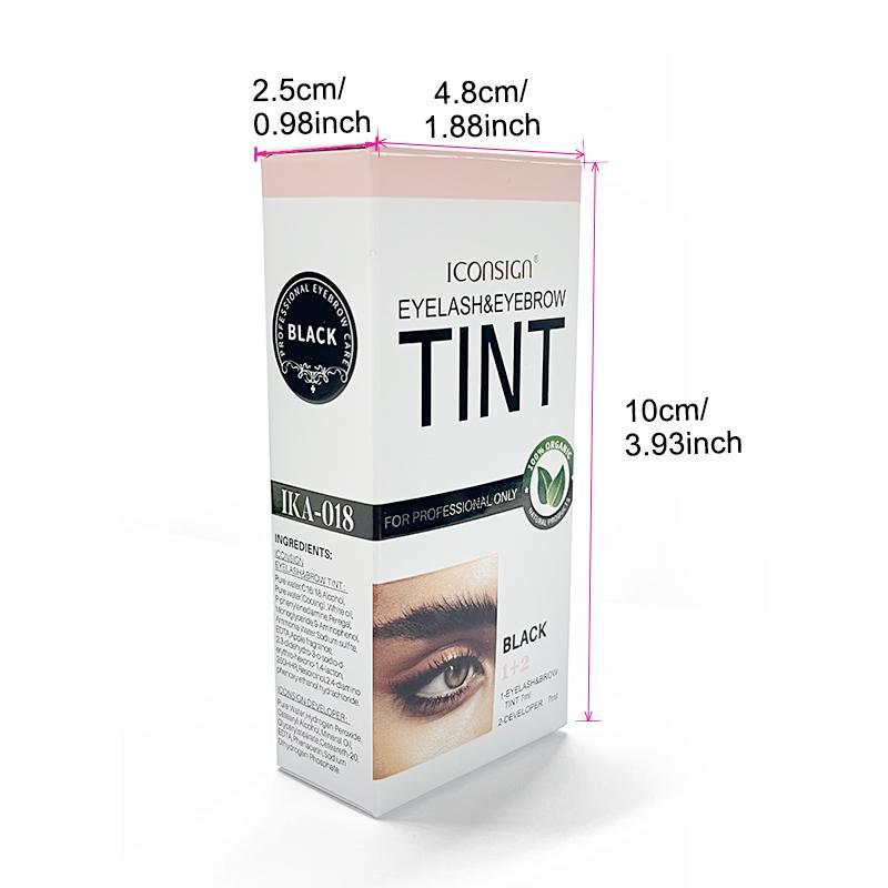 Eyebrow Tint Kit, 1 Set Eyebrow Tinting Kit, Long Lasting Eyebrow Tinting Kit, Professional Makeup Accessories for Women