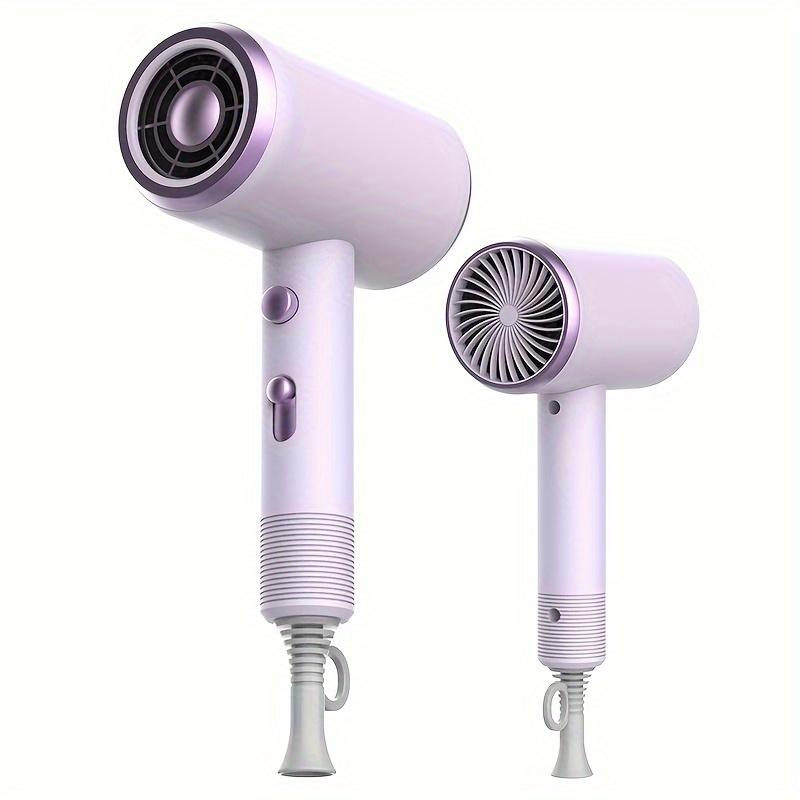 Efficient Ion Hair Dryer, Fast Drying Low Noise Hair Dryer with 1 One Concentrated Air Outlet and 1 One Diffuser Accessories, Suitable for Family Salon Travel, Light and Quiet, Holiday Gifts