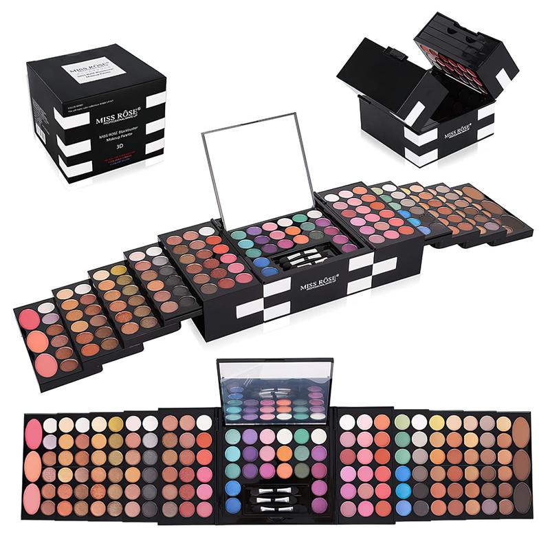 Eyeshadow Palette ,Contour Palette Maquillaje Para Mujer,makeup Kit for Women Full Kit,With 142 Color Eyeshadow 3 Color Blush 3 Color Eyebrow Powder...