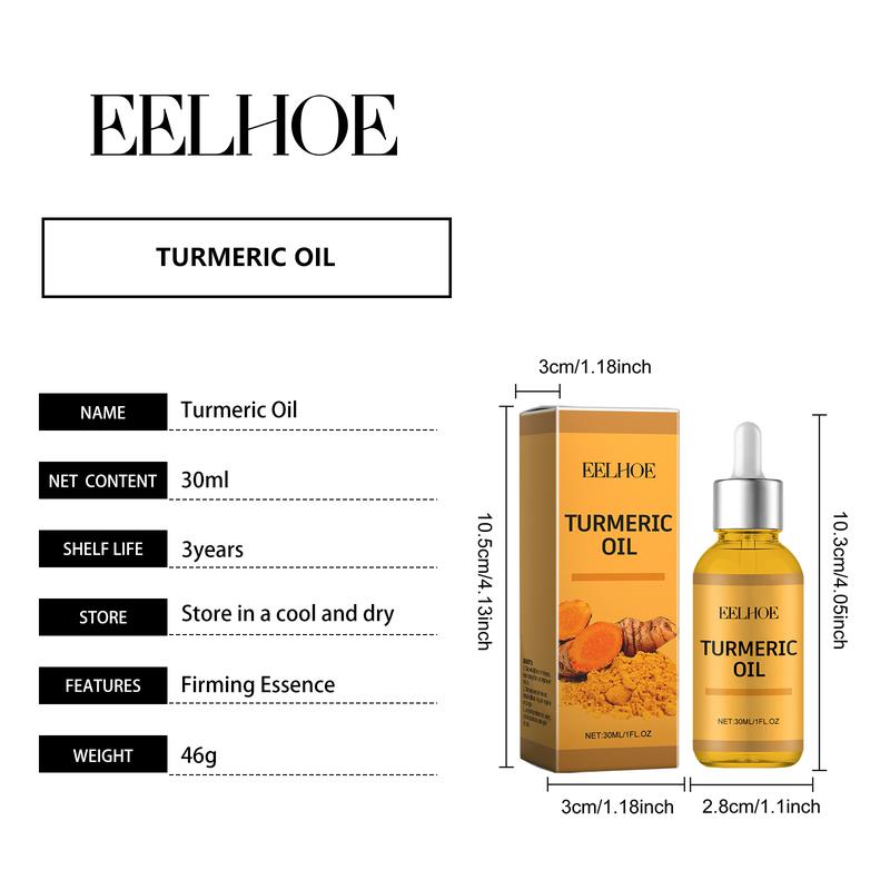 EELHOE Turmeric Facial Oil hydrates, moisturizes, repairs, delicate, and moisturizes the skin skin