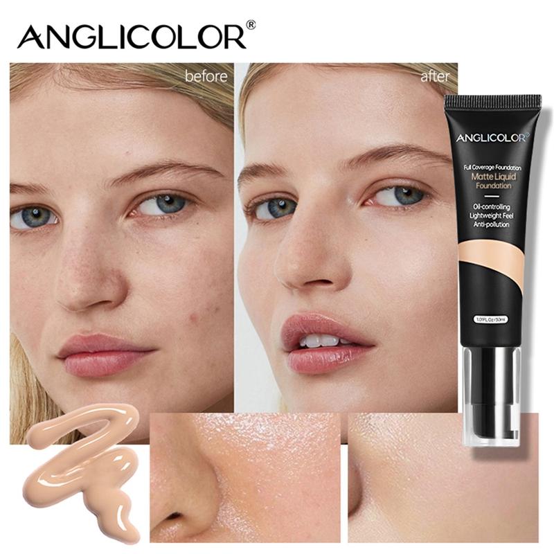 concealer foundation makeup full coverage waterproof liquid foundation vegan creamy foundation Cosmetic makeup  brush set glitz glam  brush