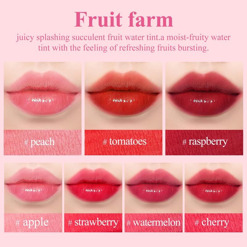 bayfree Korean 7 Pcs Lip Stain Set Transfer-Proof  & Waterproof  Finish Mini Items Makeup