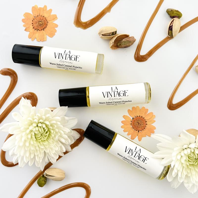 Warm Caramel Pistachio Body Oil Roller