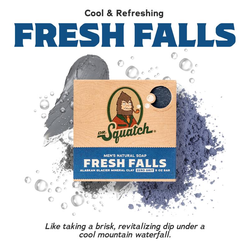 Dr. Squatch - Fresh Falls 4-Pack Bar Soap