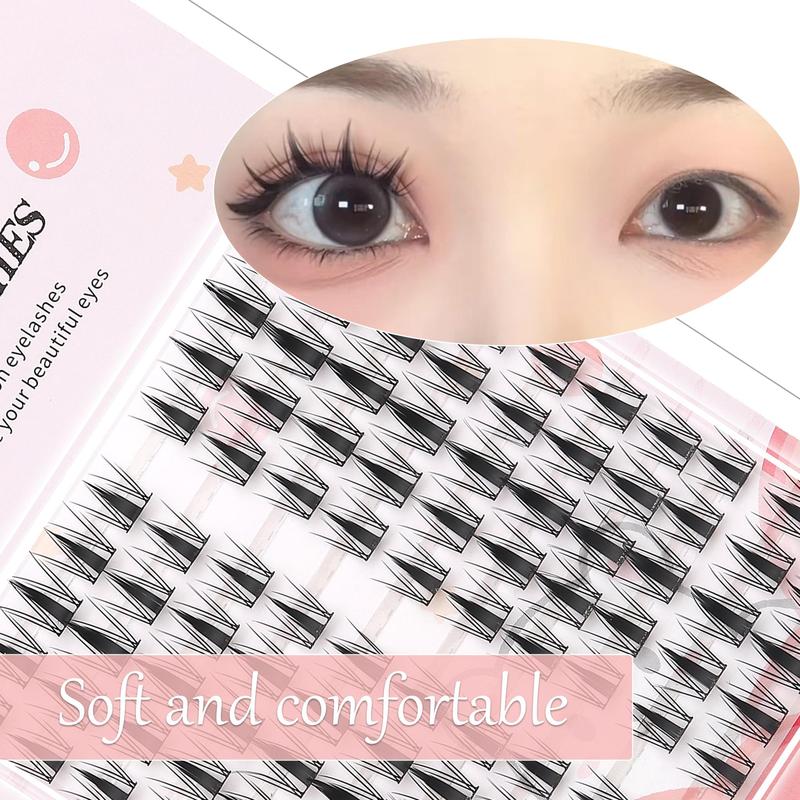 Natural Look Eyelash Extensions, 1 Box Individual False Eyelashes, DIY Self Grafting Curl Eyelashes, Eye Makeup Enhancement False Eyelashes for Women & Girls