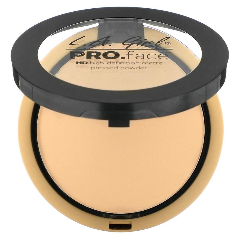 L.A. Girl PRO.face Matte Pressed Powder, GPP602 Classic Ivory, 0.25 oz (7 g)