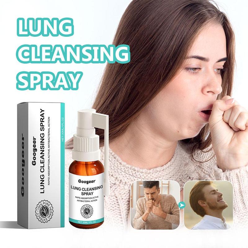 Lung Breath Spray 30ml Plant Formula Cleanser Mist For Lung Care Lung Respiratory Support Spray For Women Men Senior D8W6