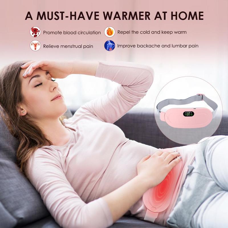 Portable Uterus Warmer Belt, 1 Count Cordless Massage Waist Belt, Electric Massage Belly Band, Gift for Women, Mothers Day Gifts