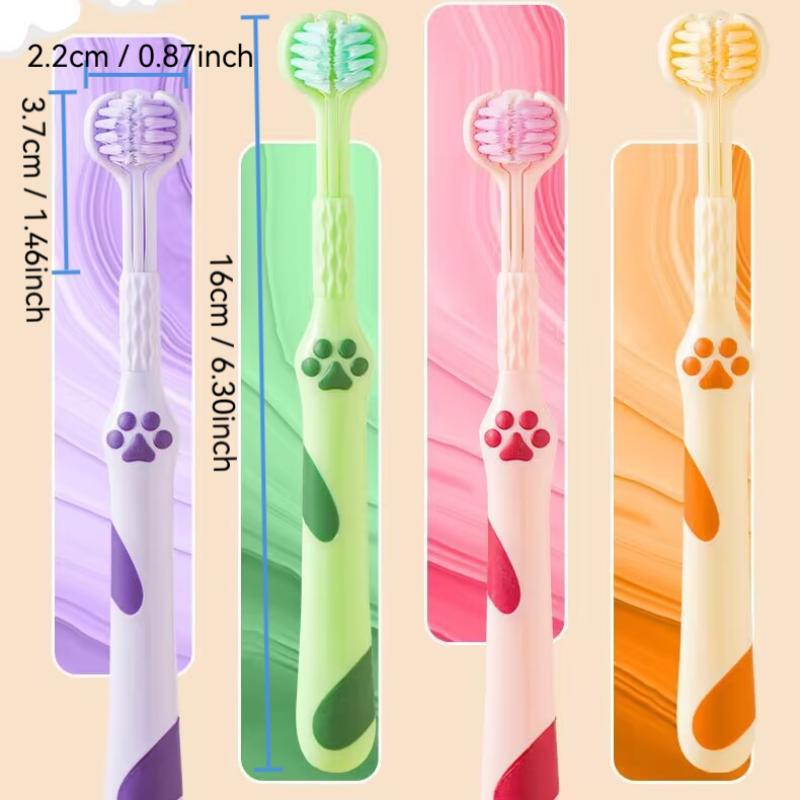 Three-sided Soft Toothbrushes, Colorful Tooth Cleaning Toothbrush, Deep Cleaning Toothbrush for Students, Dormitory, Travel