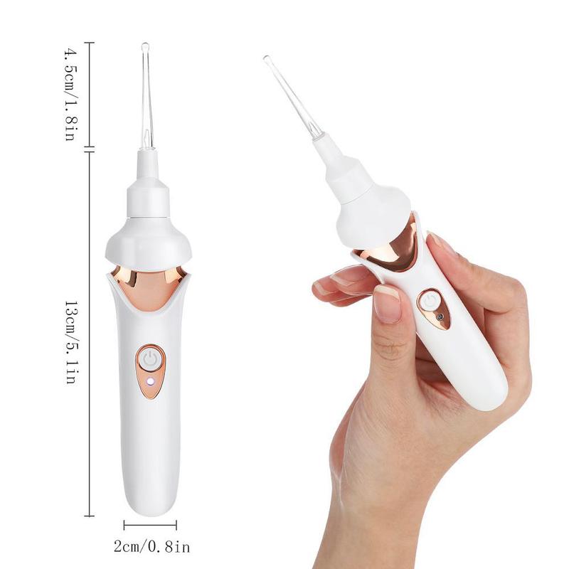 Electric Luminous Ear Cleaner, 1 Count Rechargeable Ear Wax Removal Tool with Light, Ear Cleaning Tool for Adults & Child