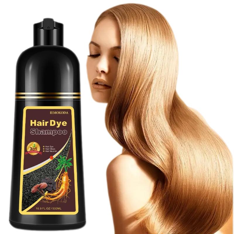 Instant Blonde and Brown Hair Dye Shampoo for Women and Men - Instant Color, Long-Lasting, Easy to Use for All Hair Types,Haircare