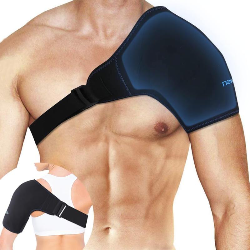 Shoulder Ice Rotator Cuff Cold Therap, FSA or HSA Eligible Shoulder Ice Wrap Cold Shoulder Pain Relief, Recovery After Surgery, Swelling, Tendonitis (Medium Size)