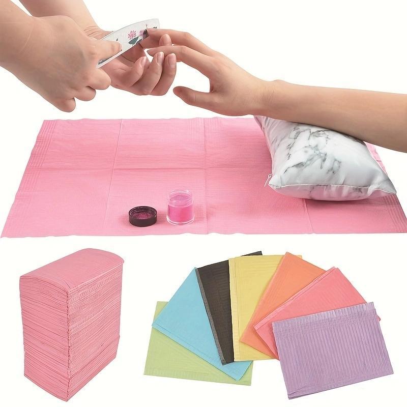 Disposable Nail Table Mat, Tattoo Cleaning Pad, Manicure Table Mat for Salon, Manicure Accessories