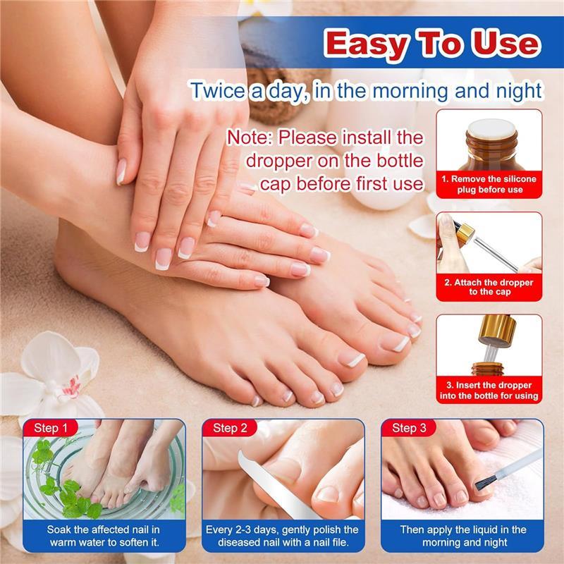 Toenail Fungus Treatment, Extra Strength Nail Toenail Fungus Remover, Toe Fingernail Repair Liquid Solution Fast Acting for Woman and Man - 30mL(1 fl oz)