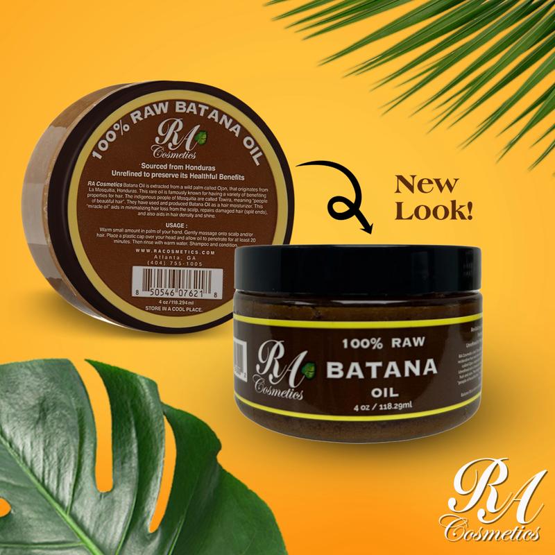 RA Cosmetics 100% Raw Batana Oil From Honduras - Promotes Hair Growth, Thickens Hair in Men and Women